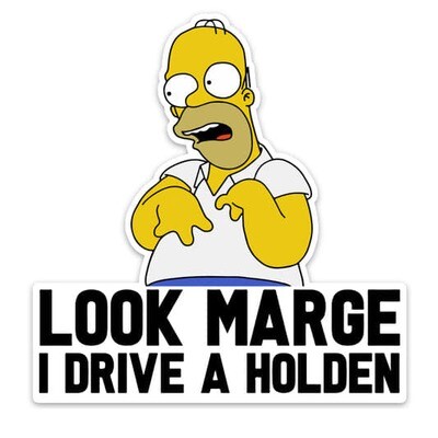 Look Marge Holden Sticker