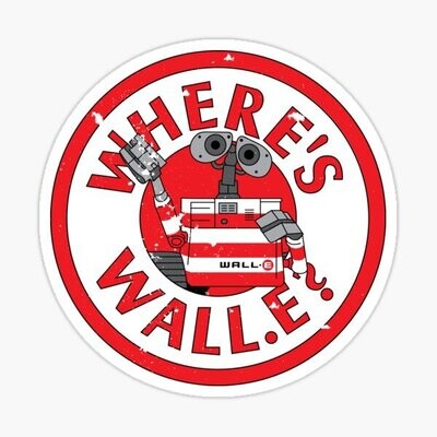 Where&#39;s wall.e Sticker