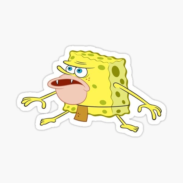 Meme Spongebob Sticker