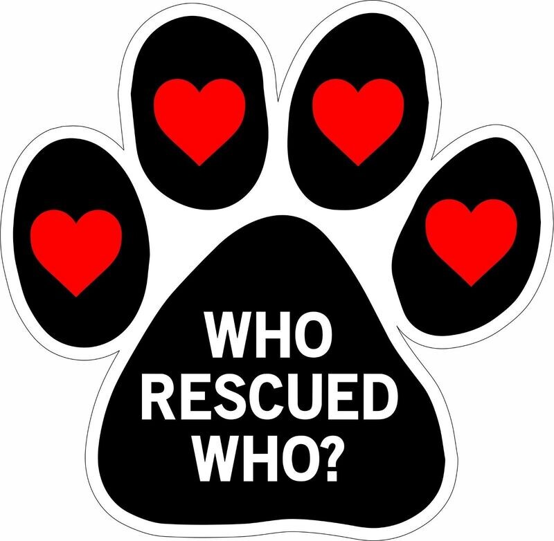Who Rescued Who Sticker