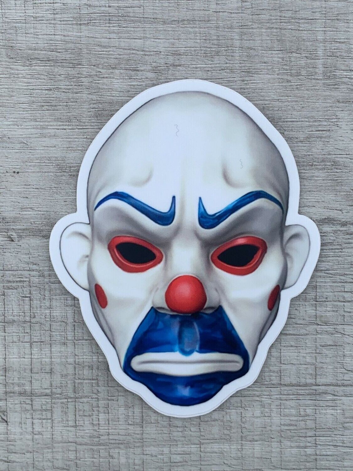 Clown Mask Graphic Sticker