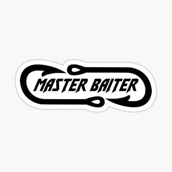Master Baiter Fishing Sticker