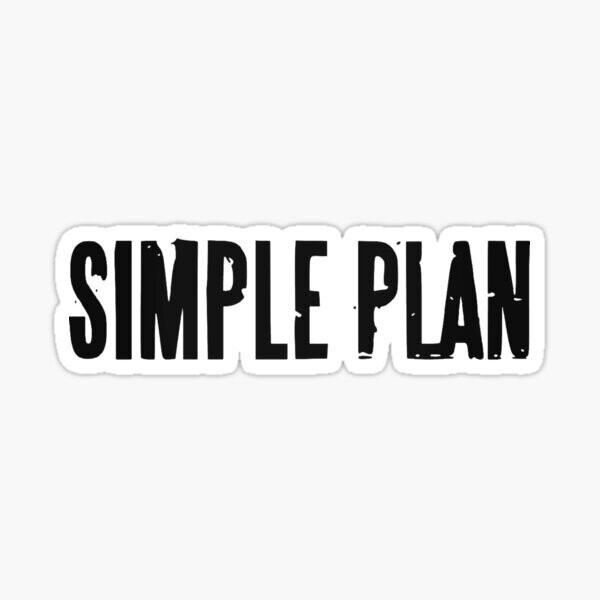 Simple Plan Sticker