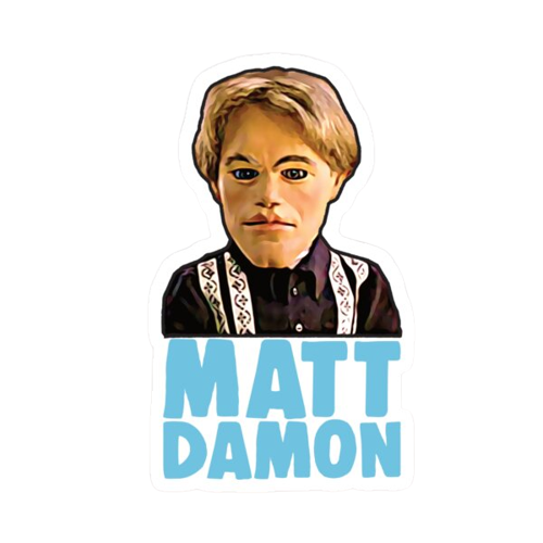 Matt Damon Sticker