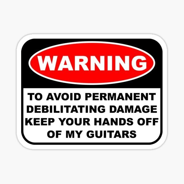 Keep Hands OFF Sticker
