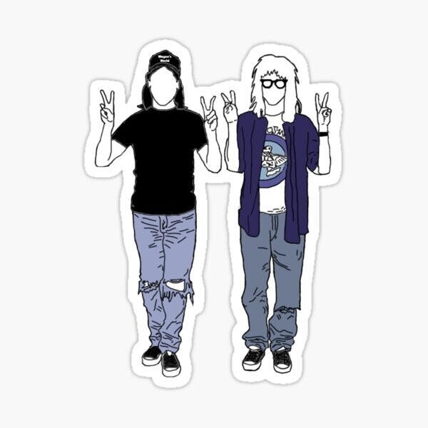Wayne&#39;s World Sticker