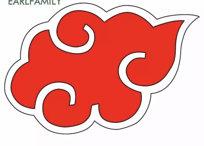 Ninja Anime Cloud Decal Sticker
