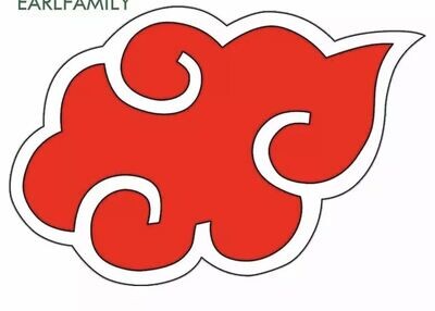Ninja Anime Cloud Decal Sticker