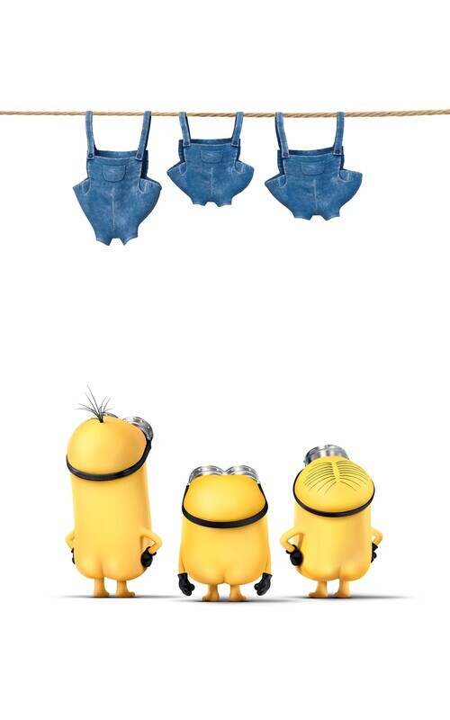 Minions Clothing Art Poster Print