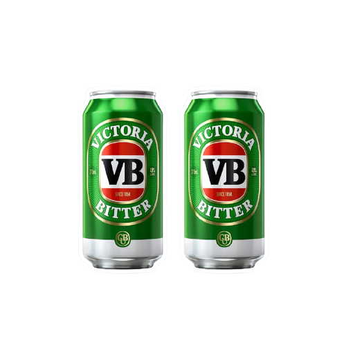 VB Beer Stickers x 2