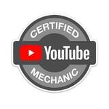 Certified  YouTube Mechanic Sticker