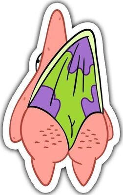 Funny Patrick Sticker