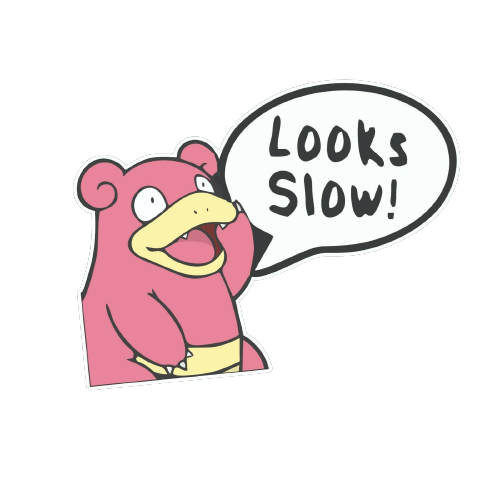 Looks Slow Sticker