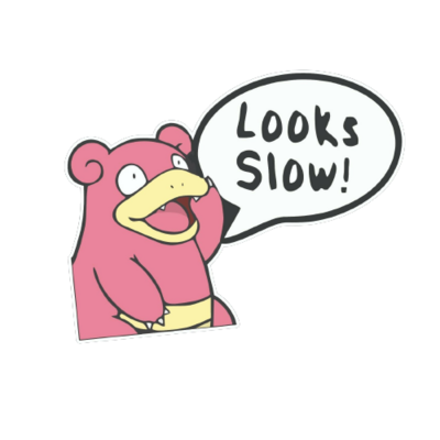 Looks Slow Sticker