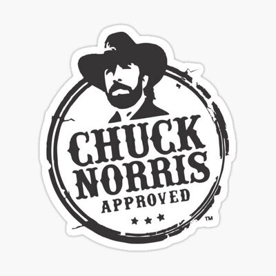 Chuck Approved Sticker