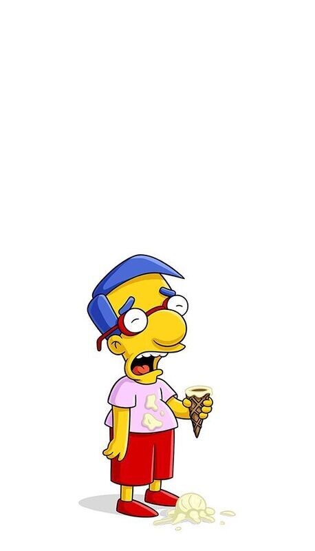 Milhouse Ice Cream Sticker