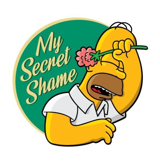 My Secret Shame Sticker