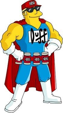 DuffMan Sticker