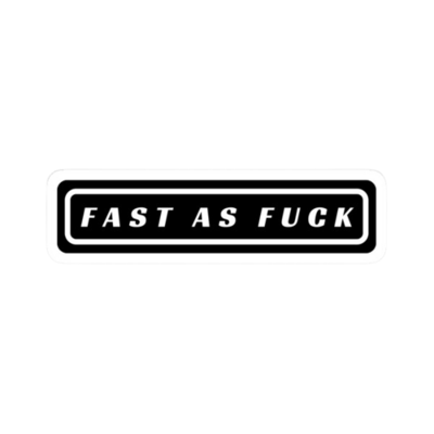 Fast as Sticker