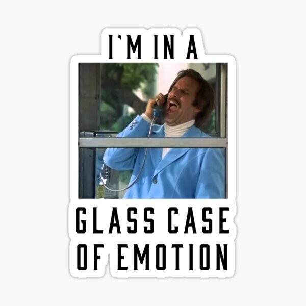 Glass Case of Emotion Sticker