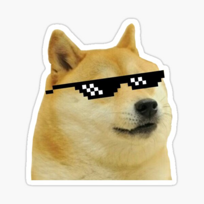 Dogecoin Sticker