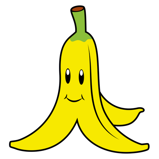 Banana Mario kart Sticker