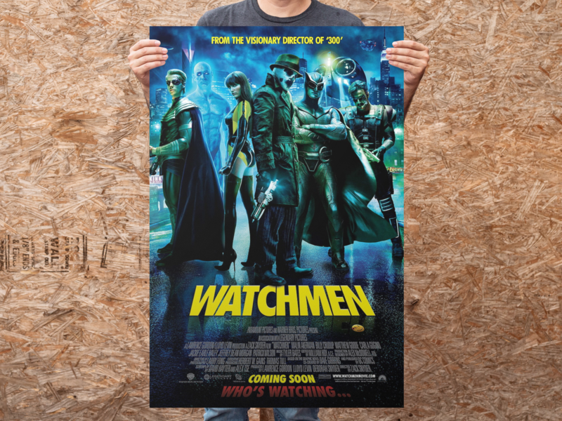 WATCHMEN Movie Poster - Cinema Style Movie Poster