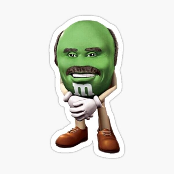 Dr Phil M &amp; M Sticker
