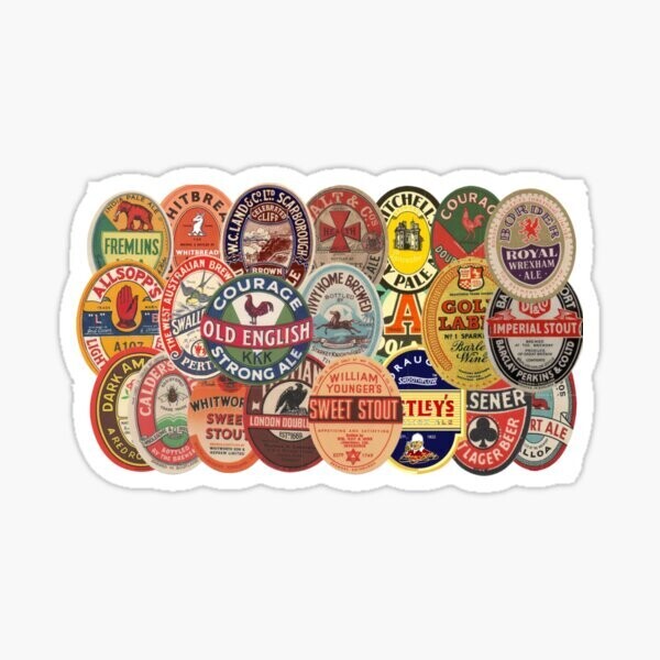 Beers of Britian Sticker
