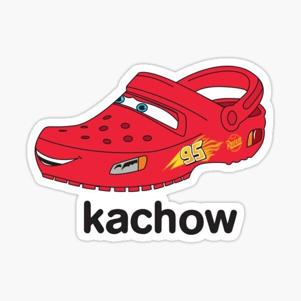 Croc Kachow Sticker