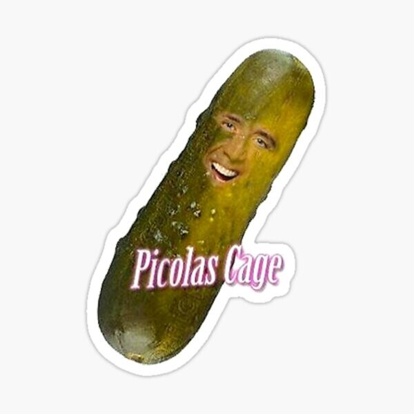 Picolas Cage Sticker