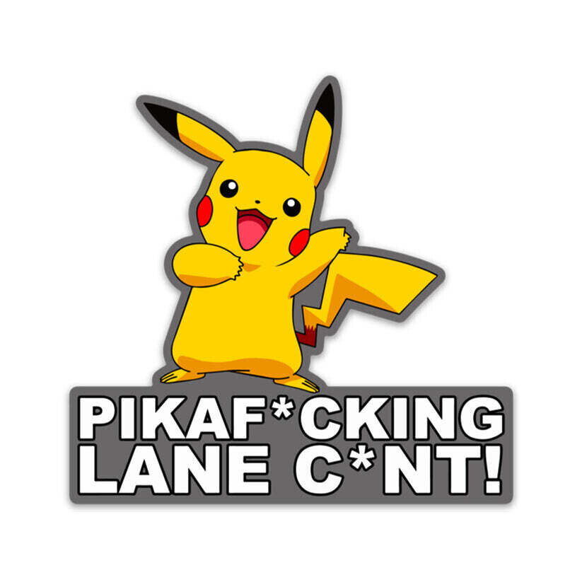 Pika a Lane Pikachu Sticker