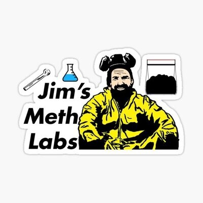 Jim&#39;s Lab Sticker