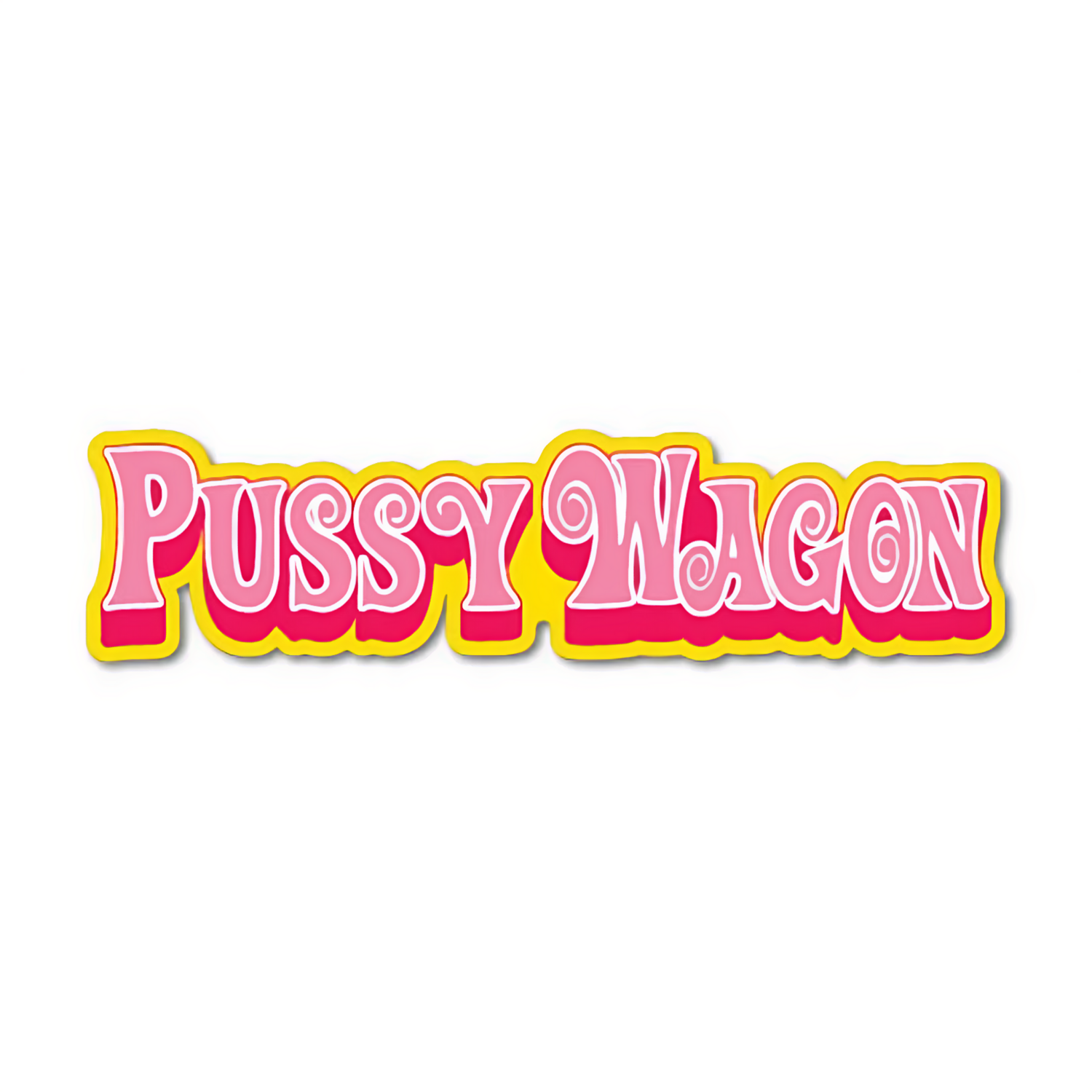 Puss Wagon Sticker