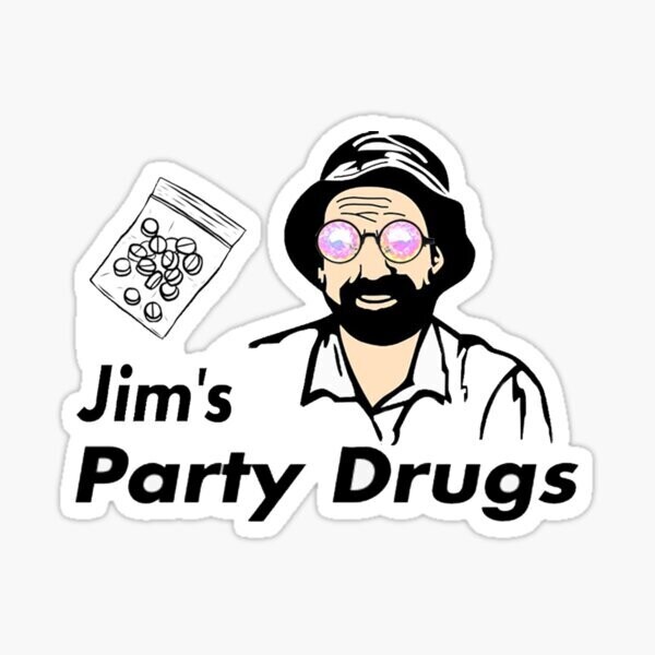 Jim&#39;s party 1 Sticker