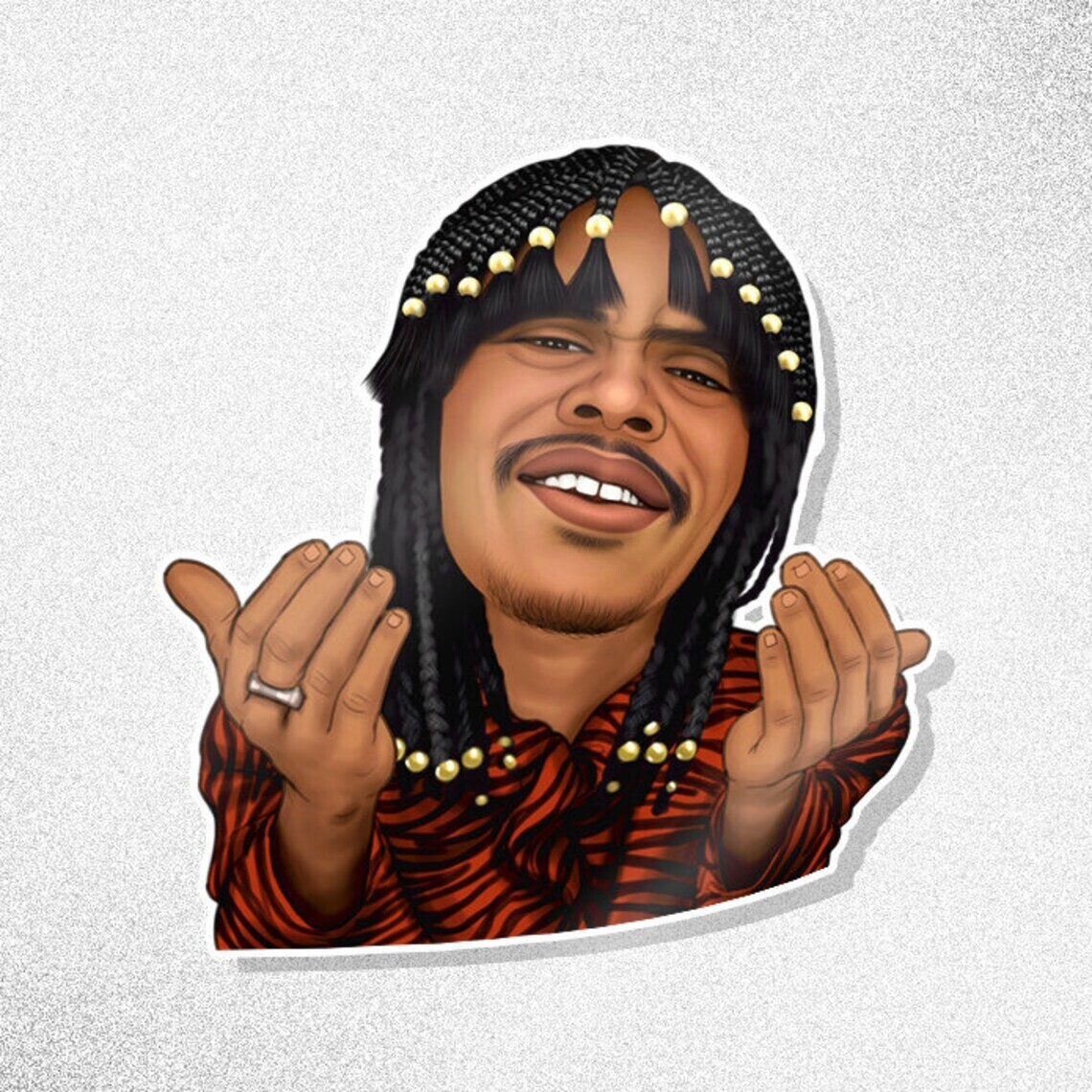 Rick James Sticker