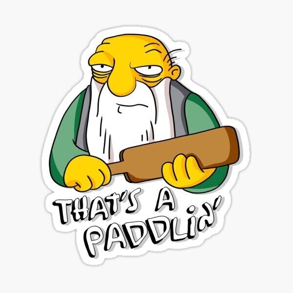 That&#39;s a paddlin Sticker