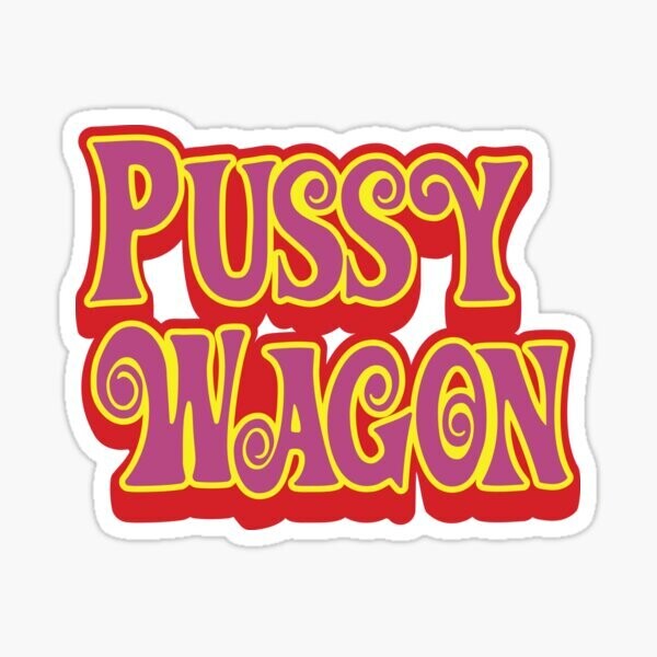 Pussy Wagon 4 Sticker
