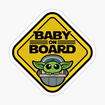 Baby on Board Sticker - Yoda