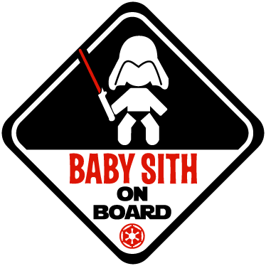 Baby on Board Sticker - Sith