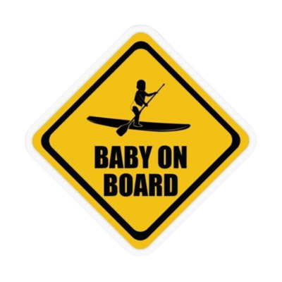 Baby on Board Sticker- Paddle board