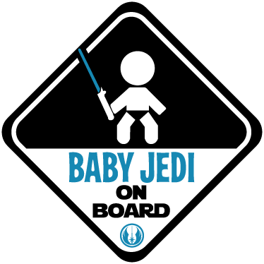Baby on Board Sticker- Jedi