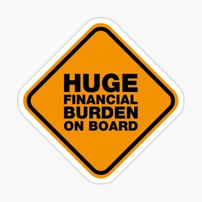 Baby on Board Sticker - Burden