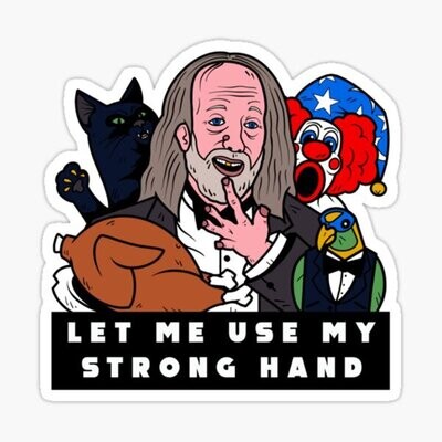 My Strong Hand Child Sticker