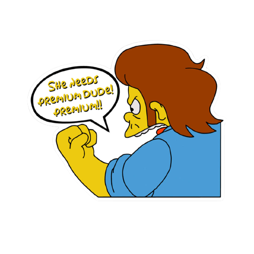 Premium Dude Sticker