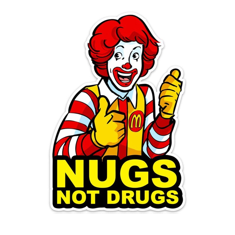 Nuggets Instead Sticker