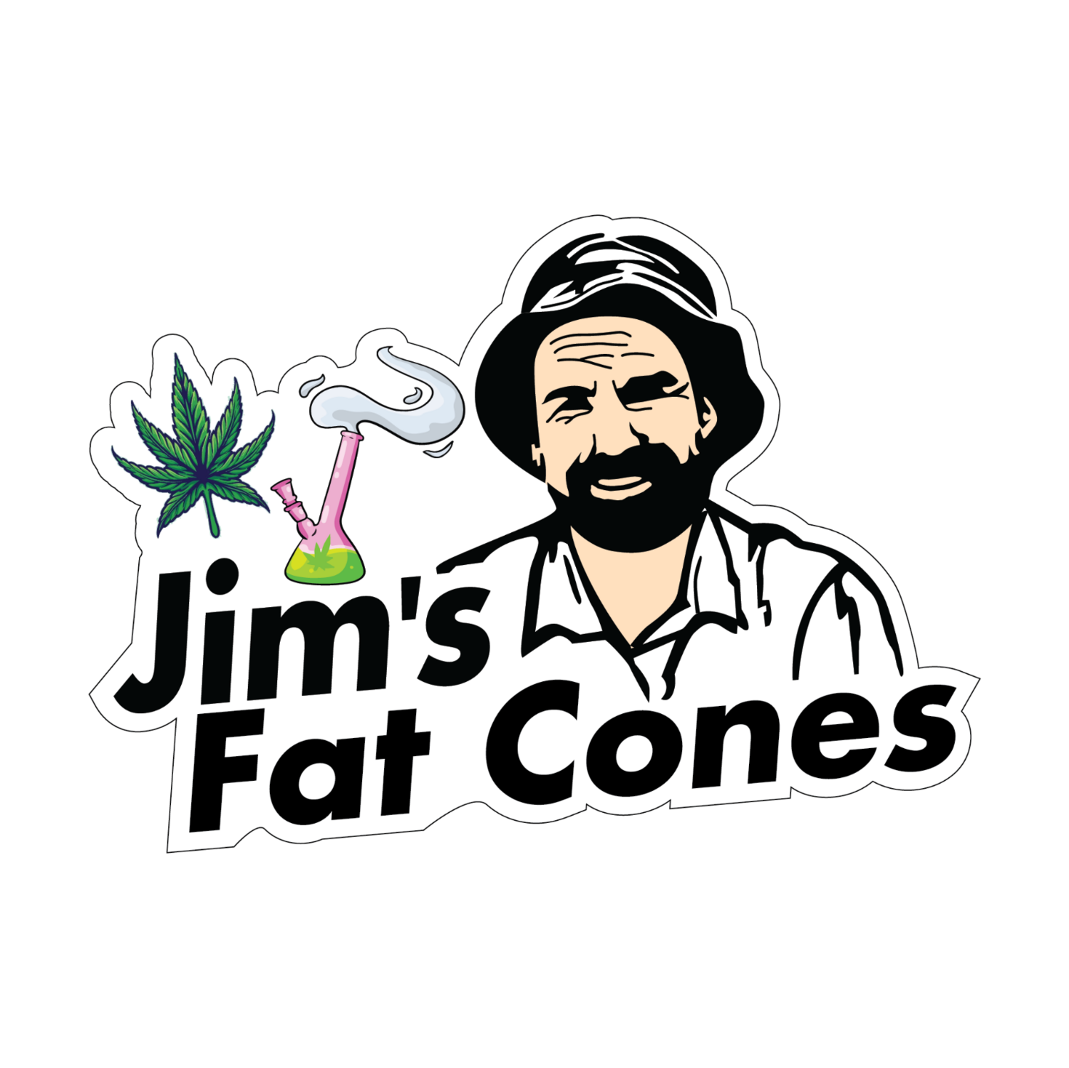 Jim&#39;s Cone&#39;s Sticker