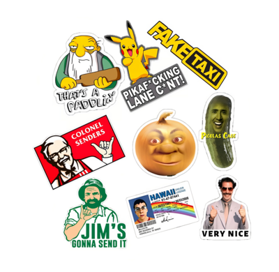 Funny Car &amp; Laptop Stickers