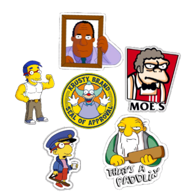 The Simpsons Stickers