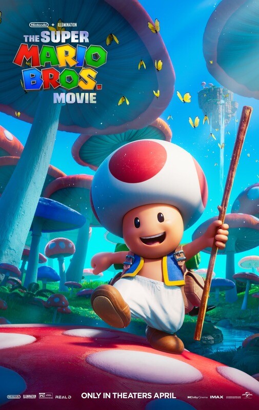 The Super Mario Bros. Movie (2023) - Toad Poster